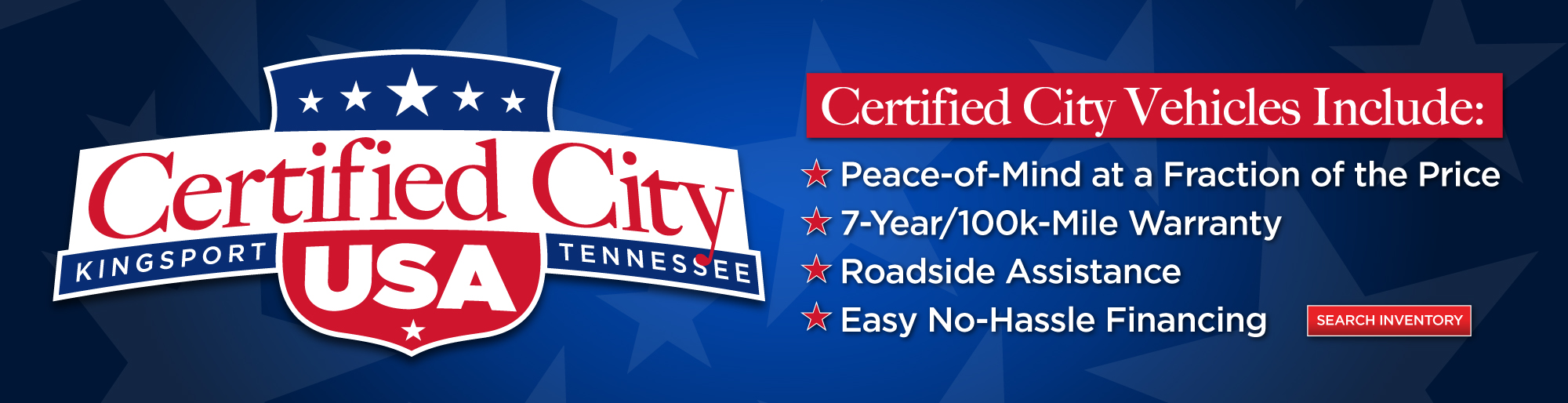 Certified City Vehicles in Kingsport, TN
